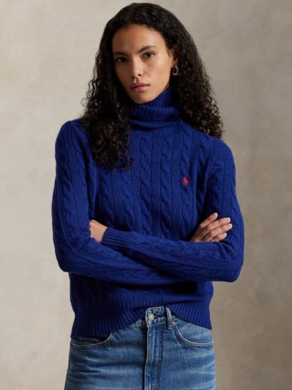 $248 Polo Ralph Lauren Women's Turtle Neck Sweater Size XXS
